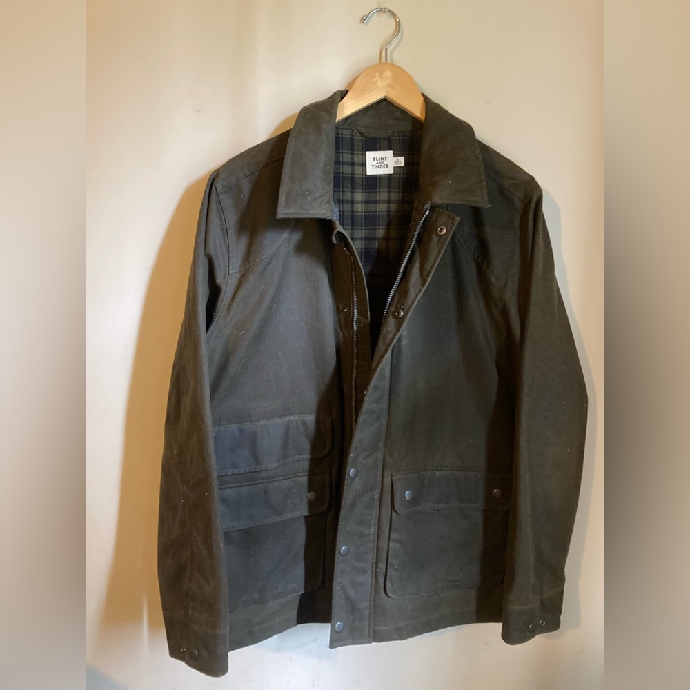 Flint & Tinder Waxed Trucker Jacket